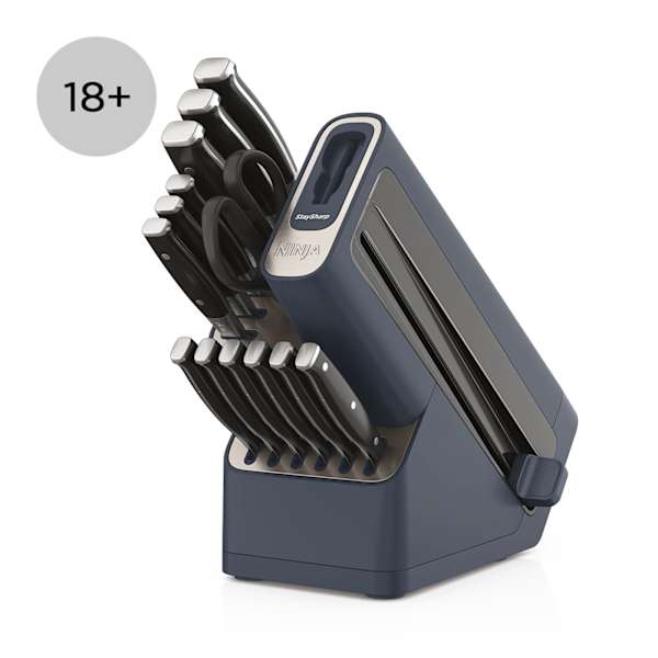 Ninja Foodi StaySharp Knife Block with Integrated Sharpener Deluxe